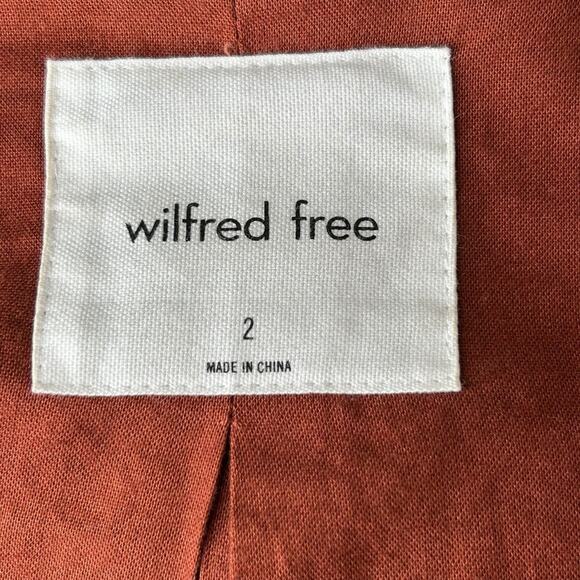 Aritzia Wilfred Merino Wool Josie Bomber Jacket Rich Cooper Sz 2 Small/Medium - Picture 6 of 13